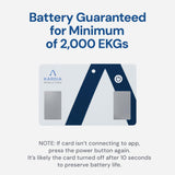 KardiaMobile Card Credit-Card Sized EKG, Medical-Grade & FDA-Cleared Personal Heart Monitor, Bluetooth Enabled, On-The-Go Check-Up Anywhere, Compatible with Most Smartphones, No Subscription Required
