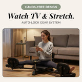 Vohala Heavy Duty Leg Stretcher, 400LBS Leg Stretch Machine, Steel Frame Equipment Splits Machine, Improve Flexibility Training Machine for Home Gym Split and Fitness (Black)