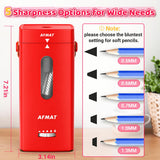 AFMAT Electric Pencil Sharpener for Classroom, Automatic Pencil Sharpener