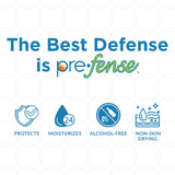 Prefense Alcohol Free Foaming Hand Sanitizer, 1.5 oz Travel Size, 6-Pack