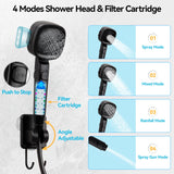 Yimserk Grey Shower Pump Shower Head And Bag, 7800mAh