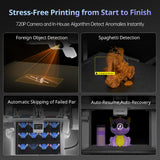 Kobra X Fast 3D Printer, Native 4-Color & 19-Color Maximum with 4 ACE 2 Pro, High Speed Large