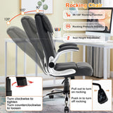 linting 350lbs Ergonomic Executive Office Chairs with Flip up Arms Padded Headrest