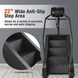 Stair Stepper with LED Screen, Commercial Grade Stepper Machine, Stepmill for Exercise at Home, Stair Climber for Cardio and Lower Body Workouts, 15 Speed Levels, 660LBS Capacity, 15-165 Steps/Minute