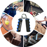 Yesimet Hand Grip Strengthener Set, Forearm Exerciser, Finger Exercise Gripper, Grip Strength Trainer, hand Trainer-Soft Foam Hand Exerciser for Quickly Increasing Forearm and Hand Grips,2 Pack (Blue) YESIMET