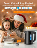 Smart Kettle Temperature Control 1.7L, 1500w WiFi Tea Kettle Electric with LED Indicator Lights GoveeLife