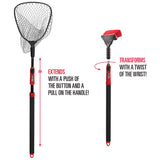 EGO S2 Slider Fishing Net Handle | Adjustable Extension Handle, Minimal Water Drag Design, Ergonomic Foam Grip for Landing Nets