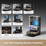 DREAME L40s Ultra AE Robot Vacuum and Mop Combo, 19,000Pa Suction, Self Emptying Dust Box, Flexible Mop & 167℉ Self Cleaning Washboard, Diverse Brush Selection, All-in-One Station, Auto Refill