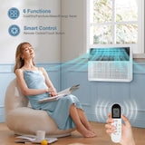Antarctic Star 12,000 BTU Window Air Conditioners with 6 Modes 24H Timer, U-Shaped Air Condtioner Window Unit Cools up to 550 Sq.Ft, White
