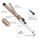 Hoson 1 Inch Curling Iron Professional Ceramic Tourmaline Coating Barrel Hair Curler, Hoson