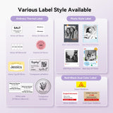 NIIMBOT B21 Pro Sticker Printer, 300DPI, Fun APP, Portable Inkless Label Printer, Bluetooth Sticker Maker for DIY Crafts, Notes, Scrapbook, Photo, Custom Labels & Gifts,Home Organization (Violet)