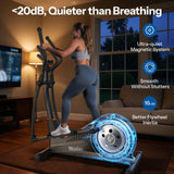 Niceday Elliptical Exercise Machine, Elliptcal Machine for Home, 16IN Stride Elliptical Machine, Elliptcal Training Machine with 16 Level Resistance, 400LBS Loading Capacity