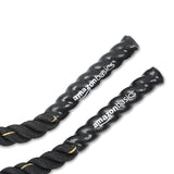 Amazon Basics Battle Rope for Home Gym, Strength Training, Cardio Fitness, Indoor & Outdoor Workout, Exercise Training Equipment, Muscle Toning, 2 Inch Diameter x 30 Feet Length, Black