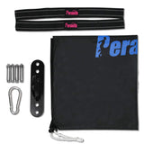 Perantlb Battle rope with wear-resistant nylon protective sleeve ，Heavy Battle Rope for Strength Training Home Fitness Exercise Rope， Anchor Strap Kit Included (2" x 30 ft Length)