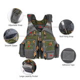 wdcfxy Strap Fishing Vest Adjustable for Men and Women, for Fly Bass Fishing and Outdoor Activities