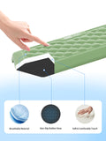 2-in-1 L-Shaped Desk Elbow Pads & & Mouse Pad Set with Wrist Rest, Green