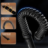 Weighted Ropeless Battle Ropes - Workout Rope for HIIT, Full-Body Exercise, Portable Fitness Equipment for Men & Women (Grey)