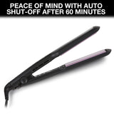 Remington 1 3/4" Flat Iron, Hair Straightener with Anti-Static Technology, 30-Second Heat Up & 60 Minute Auto Shut-off, 30% Longer Ceramic Floating Plates, Titanium + Ceramic Coating