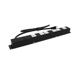Opentron 10-Pack OT16063 Heavy Duty Metal Surge Protector Power Strip with Mounting Parts 6 White Outlets 3 Feet Power Cord