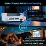 DSV A3+ Plus F1080 DTF Printer with Oven, One-Click to Print, Automatic Cleaning & White Circulation, 5” LED Multi-Function Touch Screen, 2X Speed Print Compared to L1800, 2-Year Free Ink