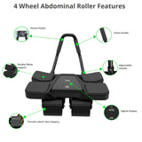 2024 New Roller High-Performance Exercise Machine With Automatic Rebound, Multi- layered Anti-Slip
