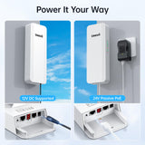 UeeVii Dual-Band Wireless Bridge Router Kit | 2.4G 5.8G WiFi Bridge | 5KM Point to Point Wireless Bridge Outdoor