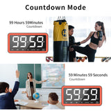 VOCOO Digital Kitchen Timer with 7.8” Extra Large Display, Magnetic LED, with 3 Brightness, 4 Alarms and 3 Volume Levels, Battery Powered Countdown Count Up Timer for Cooking, Classroom, Home Gym