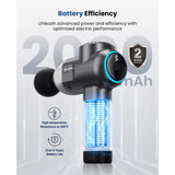 BOB AND BRAD C2 Plus Massage Gun with Heat, Deep Tissue Percussion FSA Massager Gun for Athletes & Pain Relief, Electric Handheld Back Neck Shoulder Muscle Massager, HSA Eligible Gift