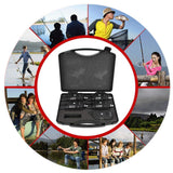 Digital Carp Fishing Bite Alarm Alert Light Warning Fishing Finder with 4 Launcher and 1 Receiver Tihebeyan