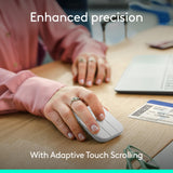 Logitech Mobi Fold Foldable Wireless Mouse with Quiet Click, Off-White