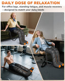 JZBRAIN Leg Massager with Heat and Compression : Foot and Calf Massager for Circulation and Pain Relief, Sequential Compression Boots with 6 Modes, 9 Intensity, 3 Heat - Gifts for Mom, Dad, Him, Her