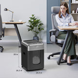 300-Sheet Auto Feed Paper Shredder, 60 Minutes Non-Stop Commercial Grade Heavy Duty Shredders for Office
