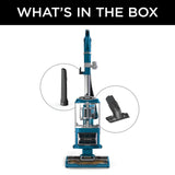 Shark Upright Vacuum, Navigator Lift-Away with Self-Cleaning Brushroll, HEPA Filter, Swivel Steering, Upholstery Tool & Pet Crevice Tool, Perfect for Pets & Multi-Surface, Teal, ZU503AMZ