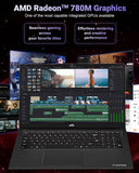 NIMO 17.3" Gaming-Laptop, AMD Ryzen 7 8745HS (Up to 4.9GHz Beat R9 7940HS) 32GB RAM 1TB SSD Radeon 780M, USB 4.0 FHD PC for AI Multitasking & Remote Video Creators Streaming 2-Yr Warranty