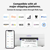 Wireless Label Printer - Wi-Fi Thermal Printer for Shipping Packages Rollo