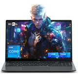 Laptop with Windows 11,15.6 inch Laptop Computer with Intel 12-Core i5 Processor (Up to 4.5GHZ),16GB RAM 512GB SSD,WiFi 6, Webcam,Intel Iris Xe Graphics,High Performance Laptops for Student,Business