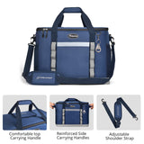 Maelstrom Collapsible Soft Cooler Bag,35/55/75 Cans Beach Cooler with Flip Top Lid, Ice Chest, Leakproof & Portable for Beach, Camping, Road Trips & Grocery Shopping (Blue, 75 Can)