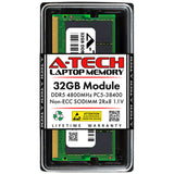 PC5-38400 CL40 SODIMM 2Rx8 Dual Rank 1.1V Non-ECC Unbuffered SO-DIMM 262-Pin Laptop Computer RAM Memory Upgrade Module
