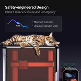 Snapmaker Artisan 3D Printer Dual Extrusion,FDM 3D Printer Industrial-Grade Linear Rails Auto Bed Leveling,15.75"x15.75"x15.75"