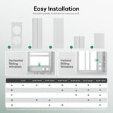 ZAFRO 16,000 BTU (12,000 BTU SACC) Portable Air Conditioners, Ultra Quiet(42dB) Dual Duct Smart AC with Drainage-free Cooling/24Hrs Timer