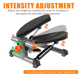Mini Stair Stepper for Exercise at Home Stair Stepper with Resistance Bands Exercise Equipment for Home Stair Climber Stepper Machine for Home Gym Cardio Equipment for Full Body Workout