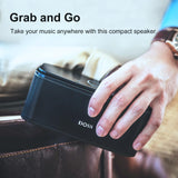 DOSS SoundBox Touch Wireless Bluetooth Speaker with 12W HD Sound and Bass, IPX5 Waterproof, 20H Playtime, Touch Control, Bluetooth 5.0, Handsfree, Speaker for Office, Home, Outdoor, Travel-Upgraded DOSS