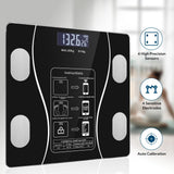 Smart Weighing Scale, Bluetooth Smart Body Fat Scale, accurately Measures Weight, Body Fat Percentage, Muscle Mass Percentage, BMI, and Other Body Metrics. (Black)