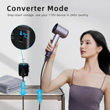 SARQW Travel Converter Adapter Voltage Converter that Steps Down 220 Volts to 110 Volts for use in Over 200 Countries,Including The U.S., U.K., Europe, and Australia (Black)