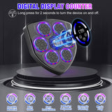 Smart Music Boxing Machine for Adults and Kids, Bluetooth Boxing Equipment with Boxing Gloves, Wall Mounted Electronic Punching Machine for Home Gym Workout Indoor