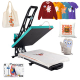 Semi-auto Heat Press Machine with Positioning, 2kw, Slide-Out, Heat Transfer Press DTF