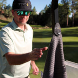 STICKIT XL Magnetic Golf Towel, Premium 35" x 20" Microfiber with Deep Waffle Pockets, Industrial Strength Magnet | Easy Clean