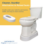 Toilevator Toilet Riser - 3.5" High Toilet Riser Base for Handicap and Elderly, Extra Tall Toilet Seat Elevator, 500 lb Capacity, Easy Install Toilet Seat Riser, Compatible with Standard Toilets