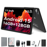 Android 15 Tablet 11 inch, 2025 Latest Tablets with 16GB RAM 128GB ROM 1TB Expand