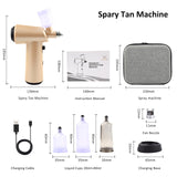 Portable Spray Tan Machine–Cordless Rechargeable Spray Tanning Gun for Home, Travel, Salon & Spa – Handheld Self Tanning Solution Applicator–Lightweight & Easy Use – Professional Sunless Tan (Beige)